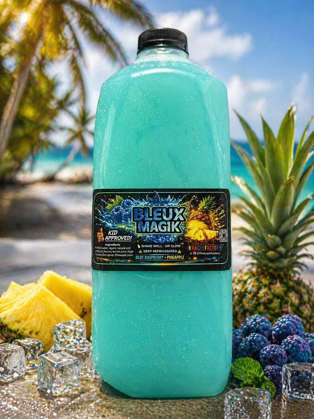 (Bleux Magik) Two 64oz Jugs + One 16oz Bottle