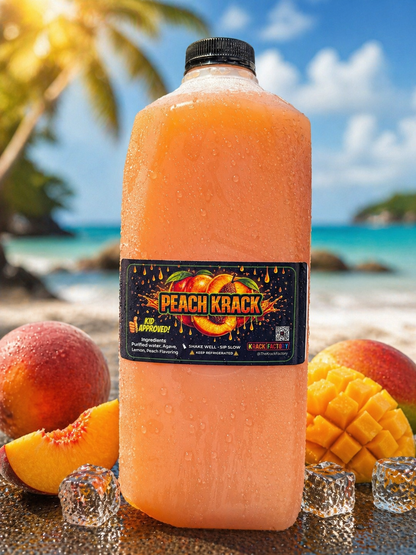 (Peach Krack) Two 64oz Jugs + One 16oz Bottle