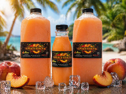 (Peach Krack) Two 64oz Jugs + One 16oz Bottle